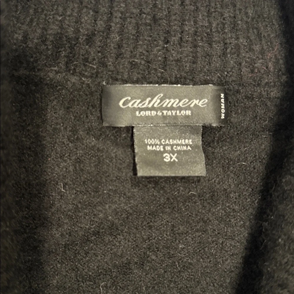 100% Cashmere cowl turtleneck sweater. Lord and Taylor. 3X - Picture 6 of 6
